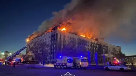 Сотрудников акимата Актюбинской области переведут в онлайн-режим из-за пожара