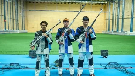 Казахстан завоевал три "золота" на этапе Кубка мира по пулевой стрельбе