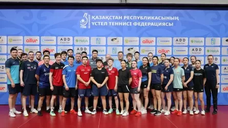 Курс на Лондон: сборная РК по настольному теннису завершила подготовку к чемпионату мира