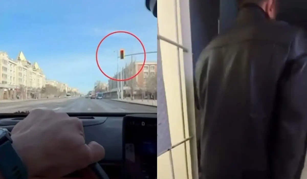 Астанада 33 жастағы жүргізуші 115 км/сағ жылдамдықпен жүріп, бағдаршамның қызыл шамына өтіп кеткен