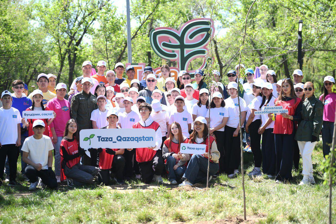 "Таза Казахстан": В Алматинской области прошла масштабная акция по уборке мусора