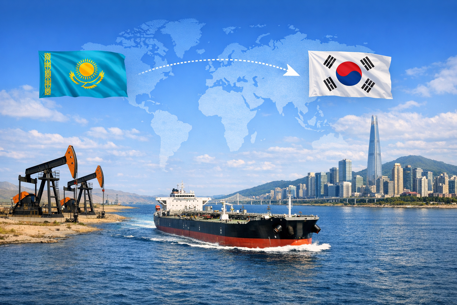 Кореяға экспортталатын мұнайдың нақты көлемі белгісіз болып тұр