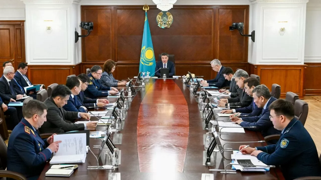 Минус 9% преступности: Бектенов требует от регионов ускорить меры безопасности