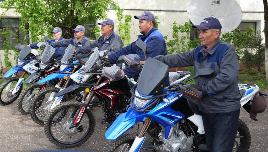 Су ресурстары және ирригация министрлігі "Қазсушар" РМК филиалдарына 130 мотоцикл табыстады