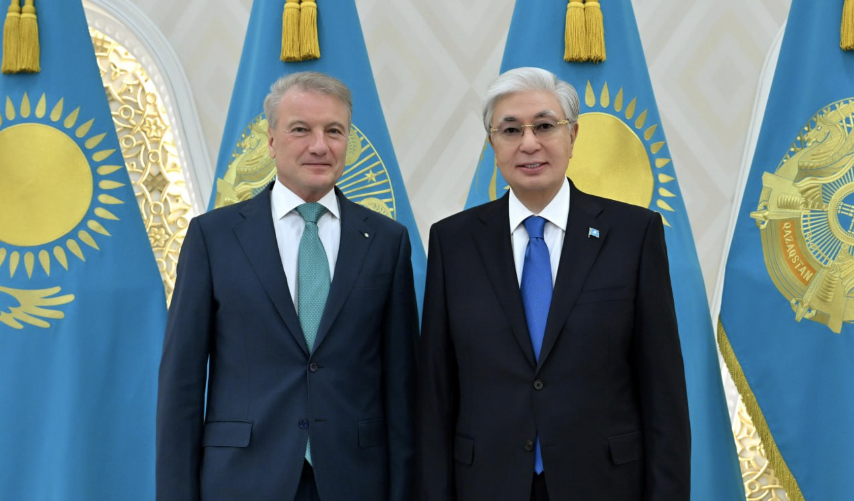 Қасым-Жомарт Тоқаев Сбербанктің басқарма төрағасы Герман Грефті қабылдады