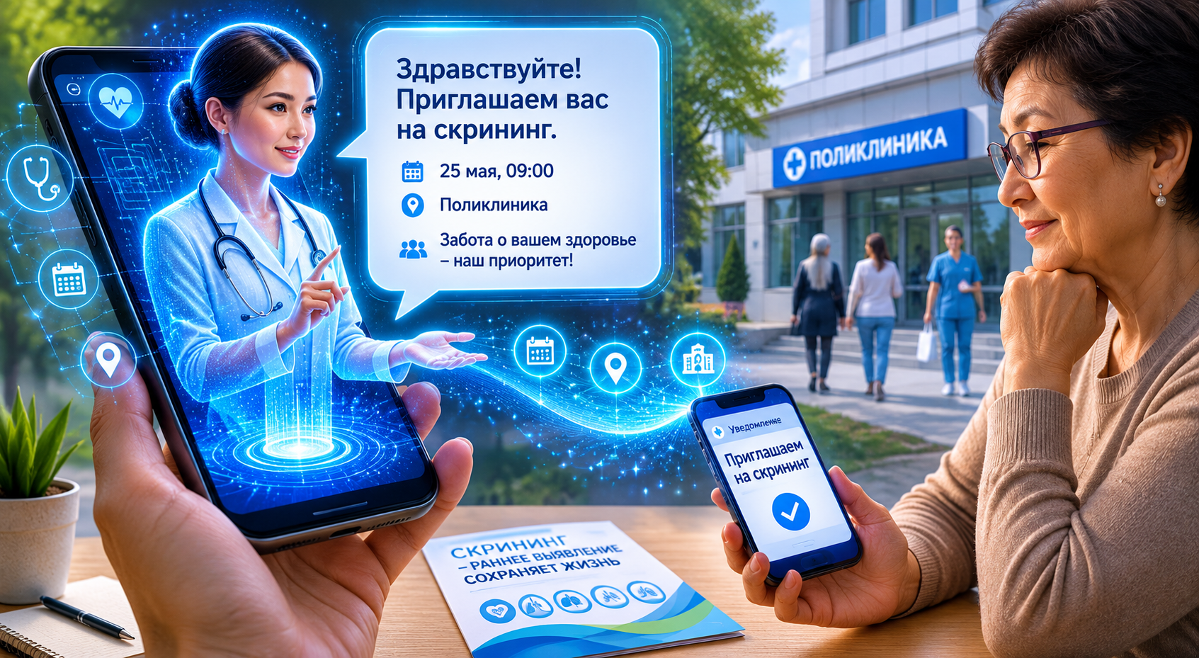 Как ИИ может изменить работу поликлиник в Казахстане  