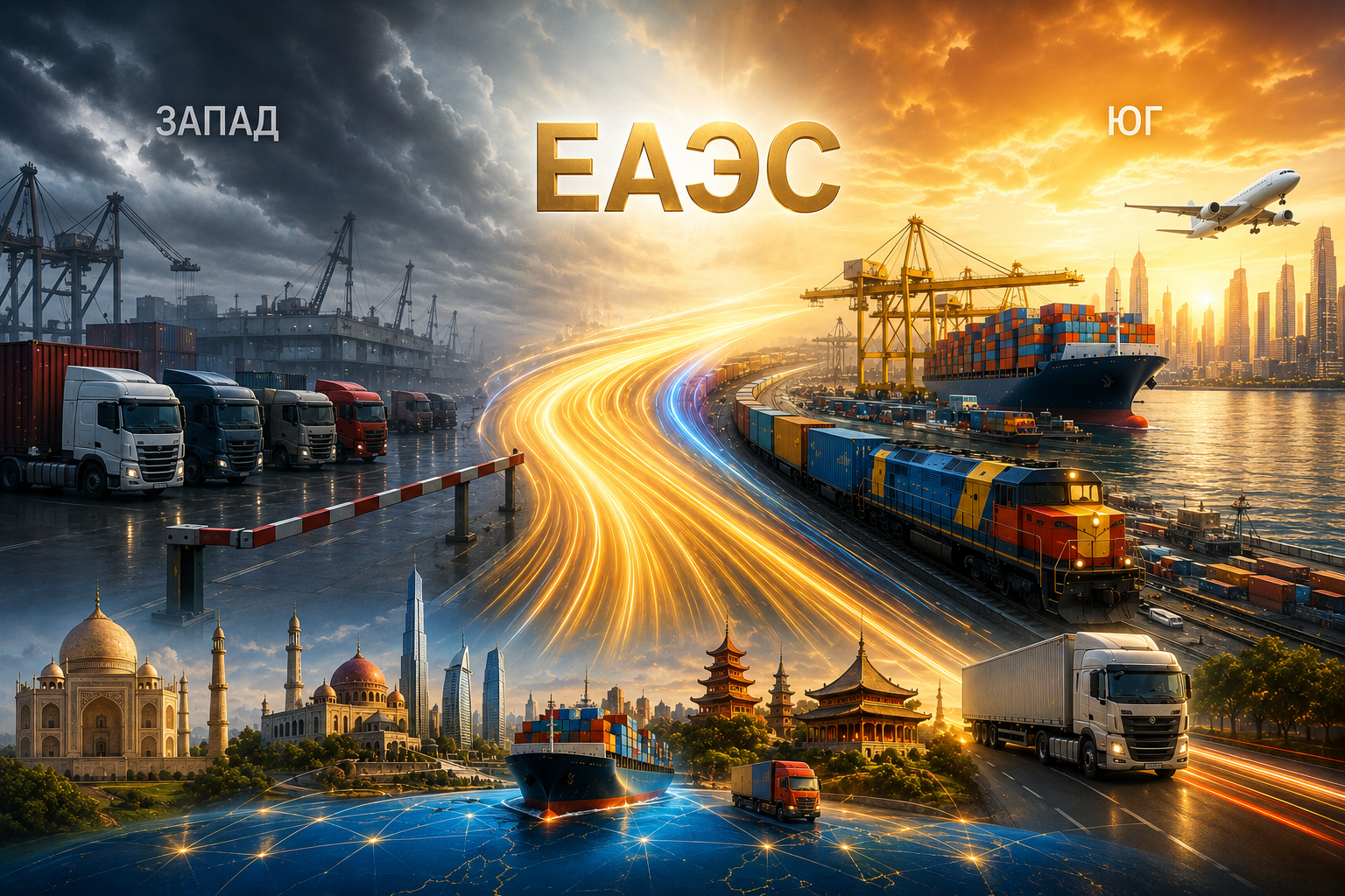 Товарооборот ЕАЭС с Западом рухнул до 18%  