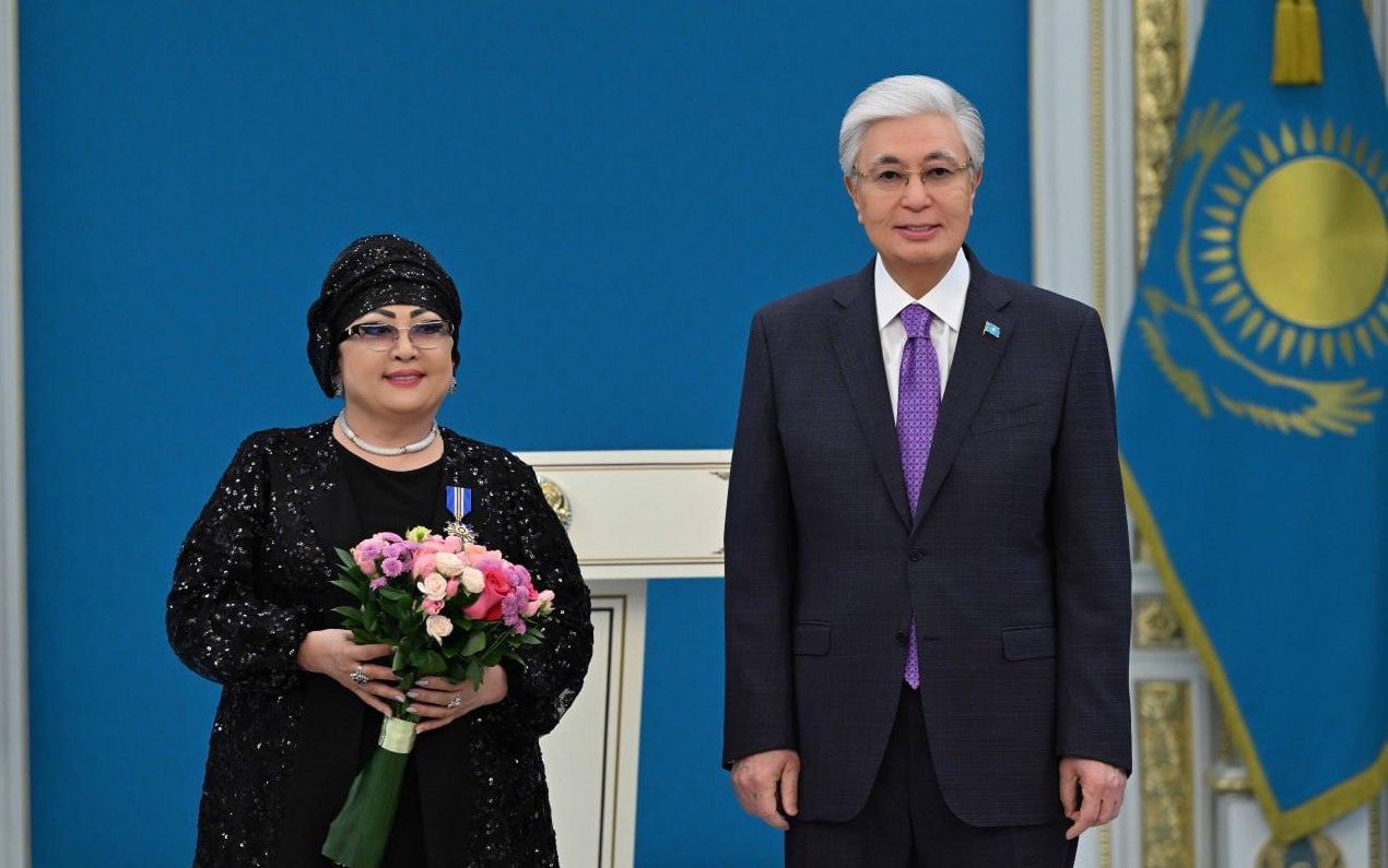 Халық әртісі Мақпал Жүнісова Президенттің жоғары марапатына ие болды 