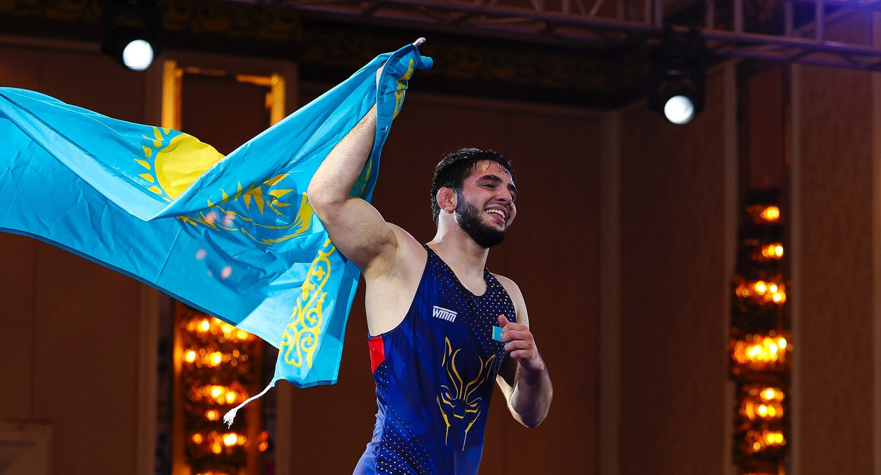 Балуан Майис Алиев Азия чемпионында алтын медаль жеңіп алды
