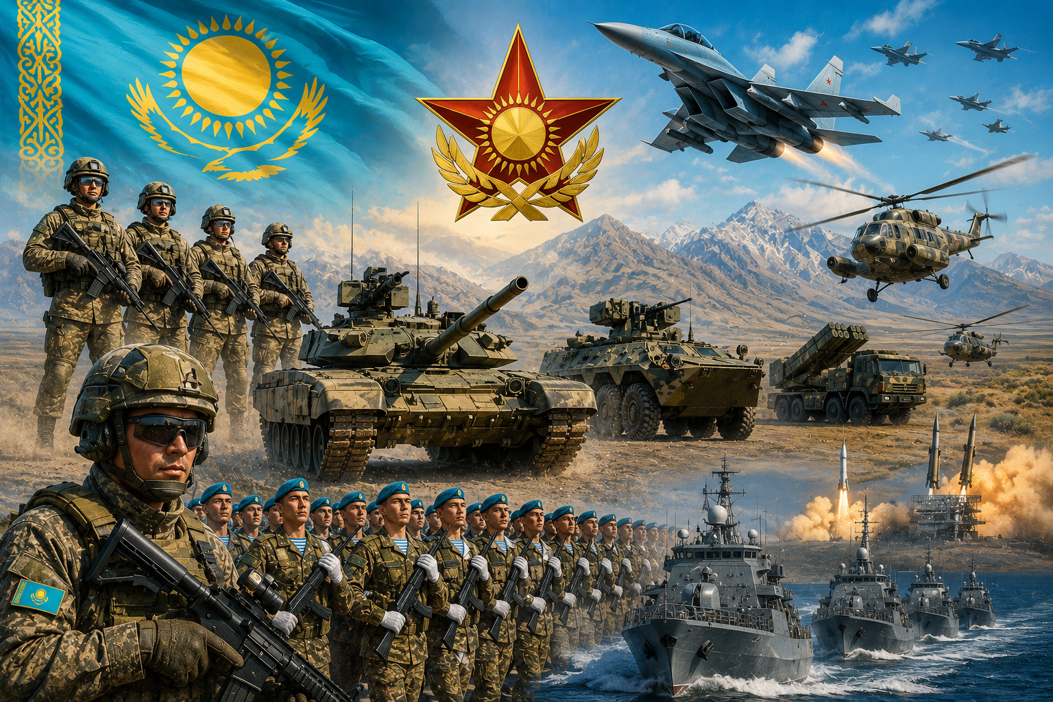 Казахстан усилил позиции в военном рейтинге, но уступил регион