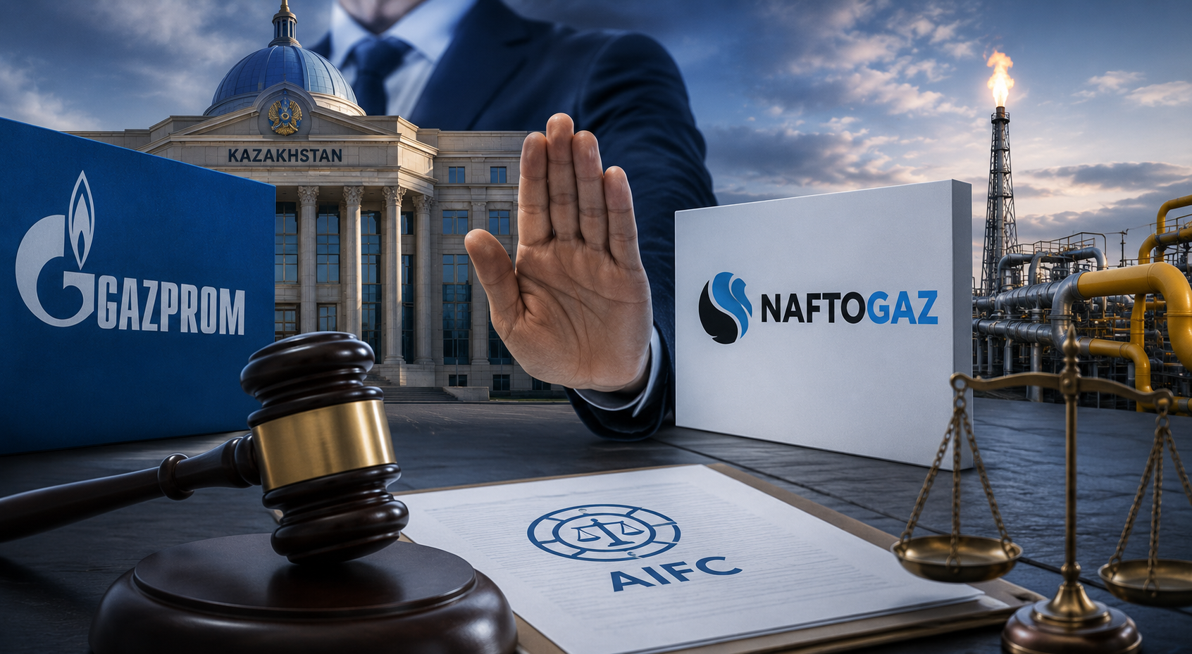 Казахстан отказался исполнять решение по спору "Газпрома" и "Нафтогаза" 