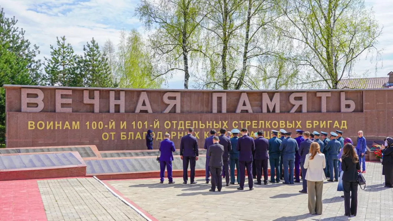 В Ржеве почтили память казахских воинов 