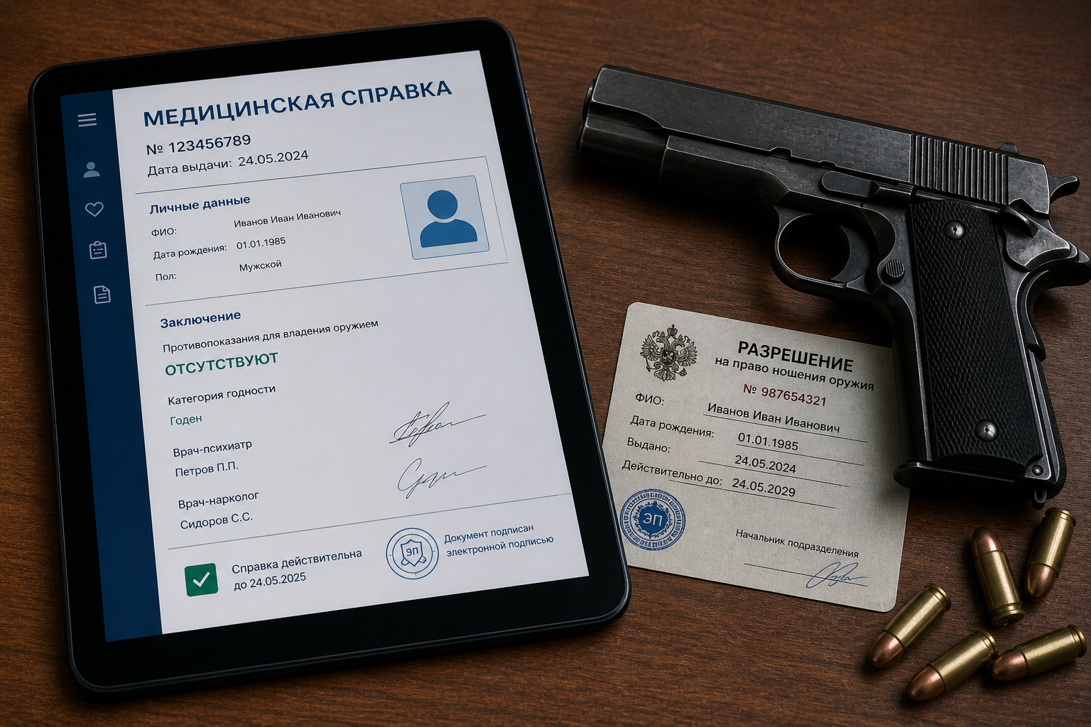 Медсправки на оружие планируют перевести в цифру в Казахстане 