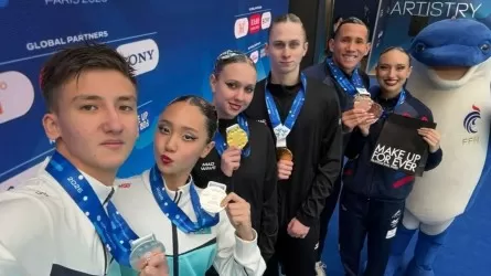 Алдияр Рамазанов завоевал еще одну &laquo;бронзу&raquo; на этапе Кубка мира по артистическому плаванию