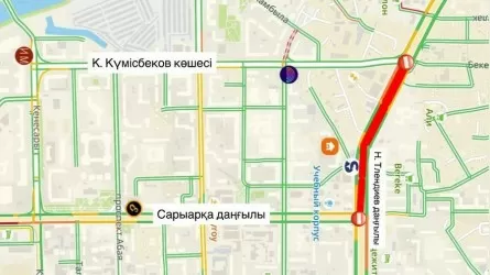 Один из ключевых проспектов Астаны частично перекроют