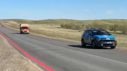 На трассах Казахстана появилась необычная разметка  
