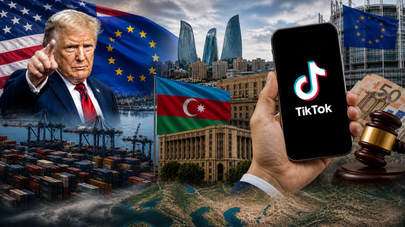 Трамп начинает новую "войну" с ЕС, Баку разрывает связи с Европарламентом и штрафы Tik-Tok