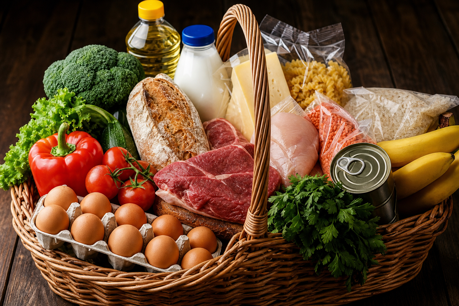 В Казахстане за неделю подешевели помидоры, яйца и молочные продукты 