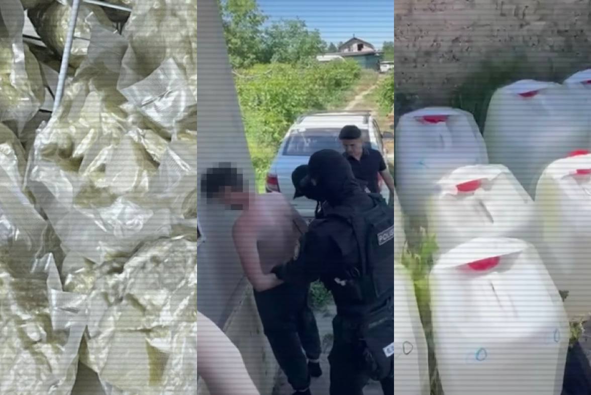 Алматы облысында жасырын есірткі зертханасы жойылып, 125 мың доза тәркіленді