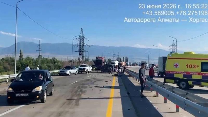 Алматы &ndash; Қорғас трассасында жол апатынан 3 адам қаза тапты 