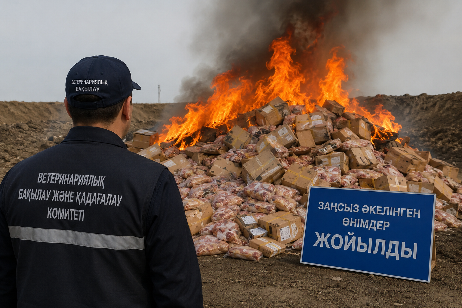 Жетісу облысында 113 тоннадан астам ветеринариялық талапқа сай емес өнім жойылды