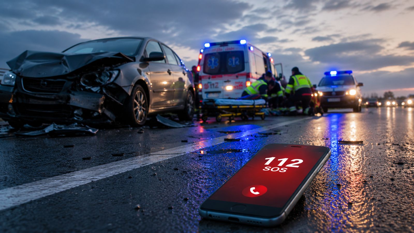 Теперь автомобиль будет сам звонить на "112" при ДТП 