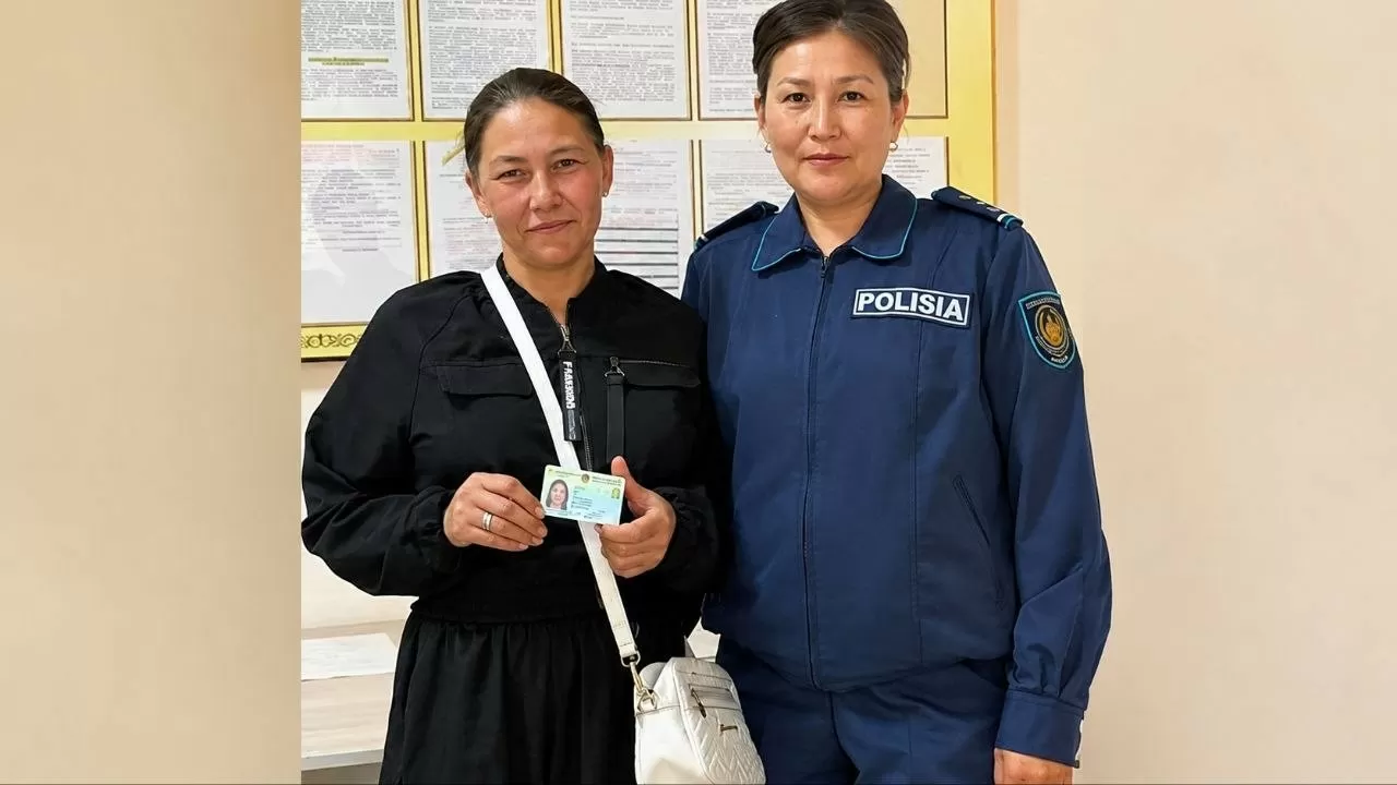 33 жыл бойы құжатсыз жүрген азаматқа полиция көмек көрсетті