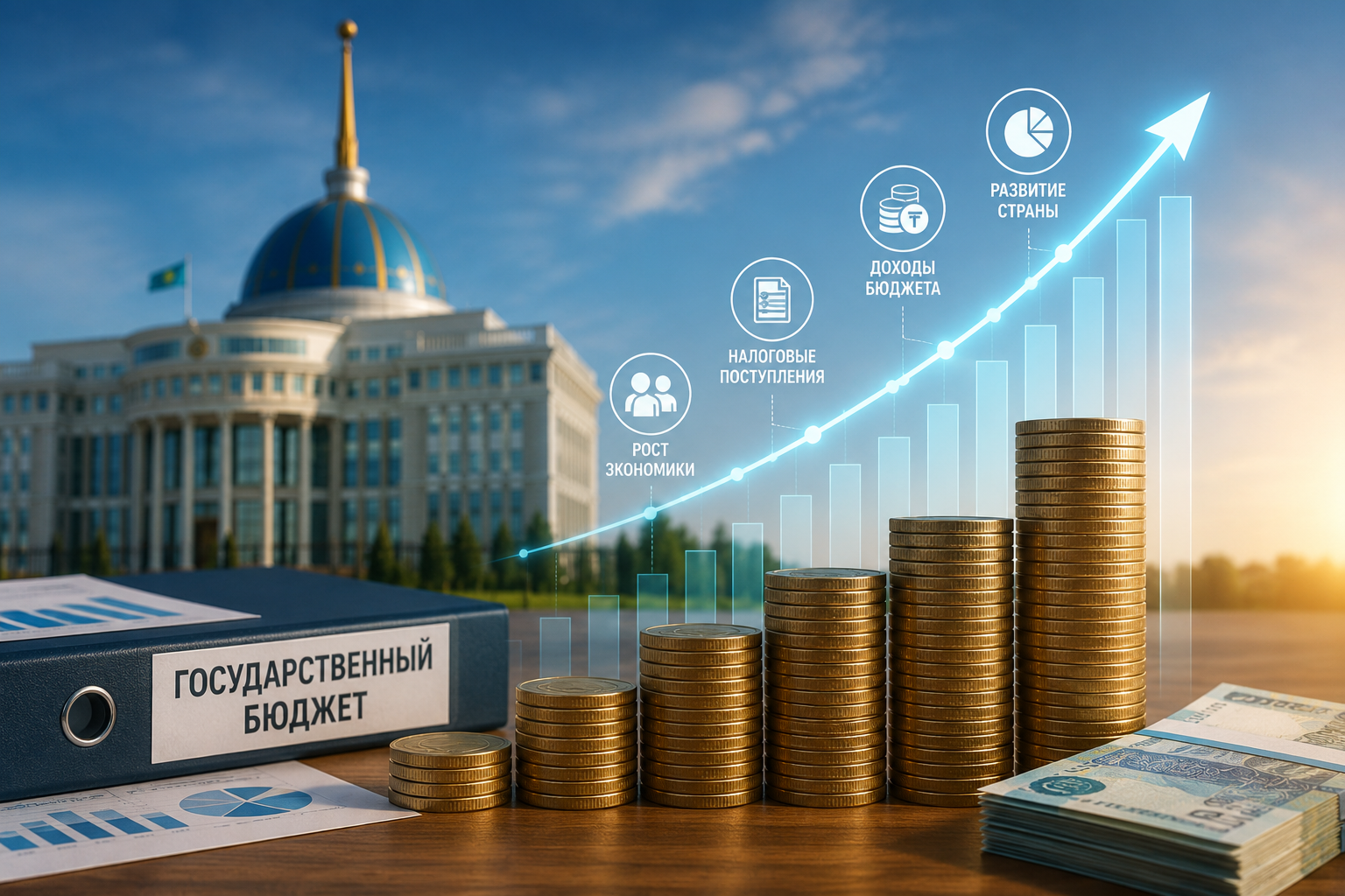 Государственная казна пополнилась сверх плана на десятки миллиардов тенге 