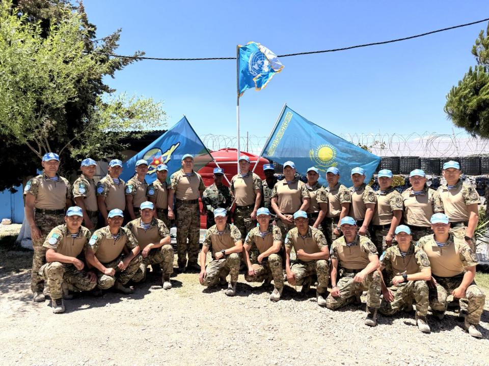 БҰҰ қолбасшысы Голан жоталарындағы қазақстандық бітімгерлердің қызметімен танысты