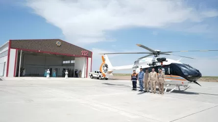 Балхаш под защитой с воздуха: новый вертолет AIR-112 встал на боевое дежурство