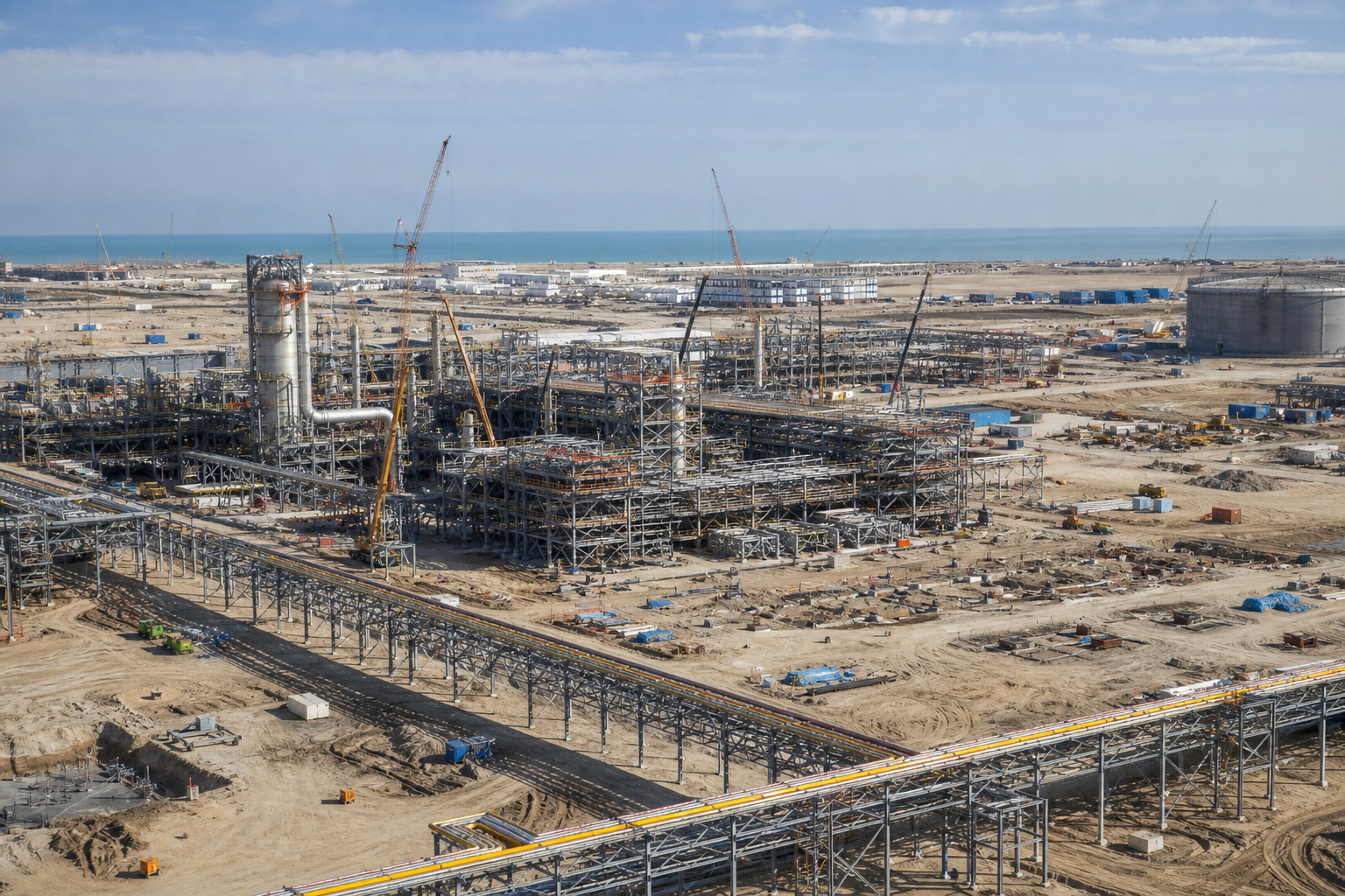 На Кашагане начинается строительство нового газоперерабатывающего гиганта  