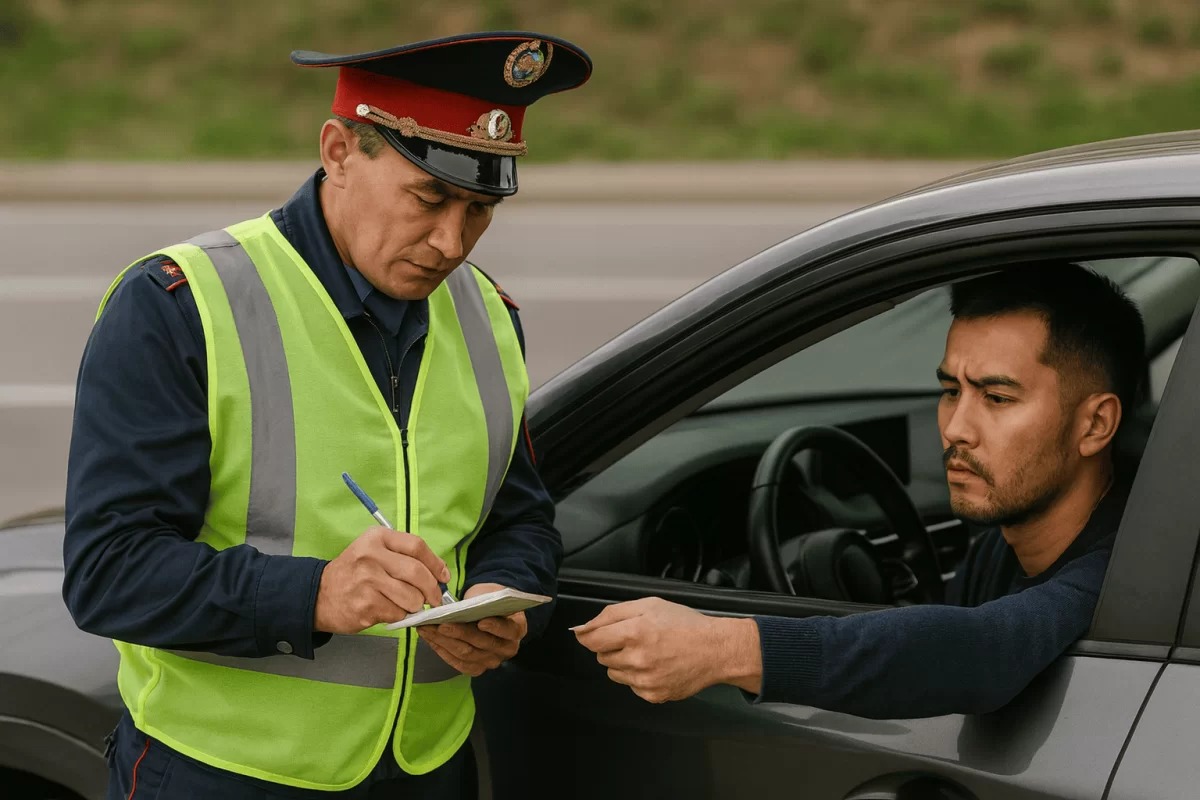 Өскеменде көлік басқаруға қабілетсіз ер адам тоқтатылды