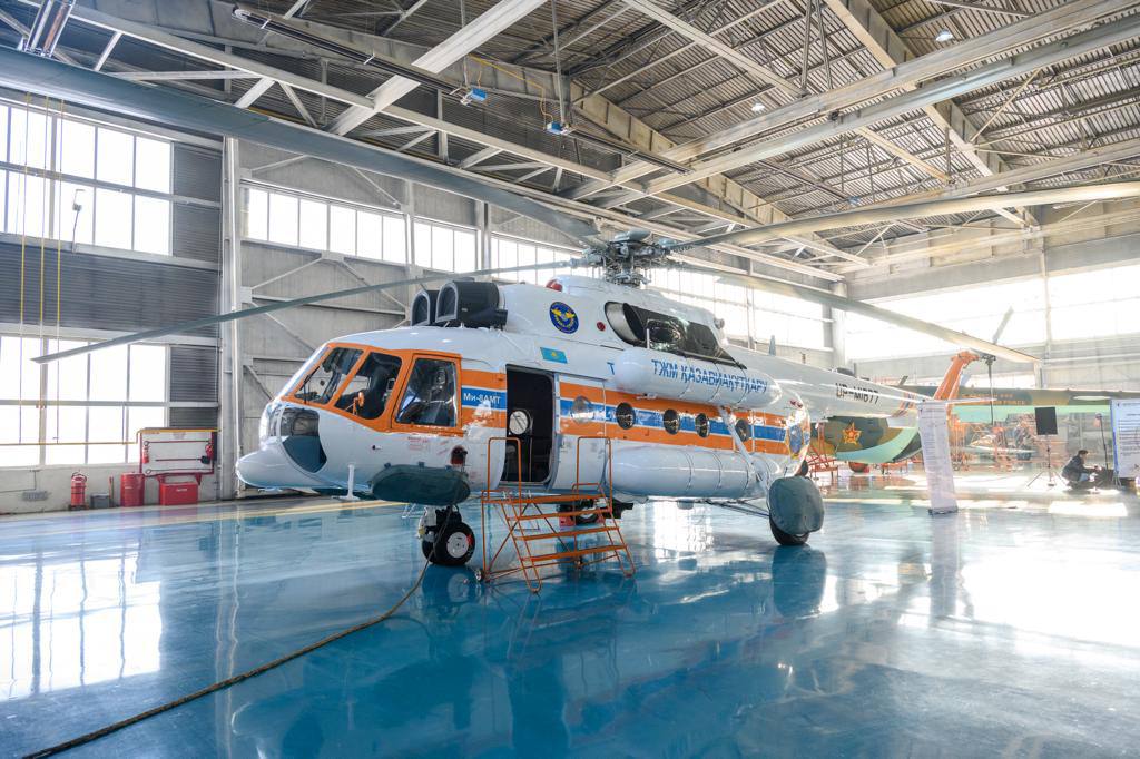 "Бурабай" ұлттық паркінде орман өртін сөндіруге тікұшақ тартылды