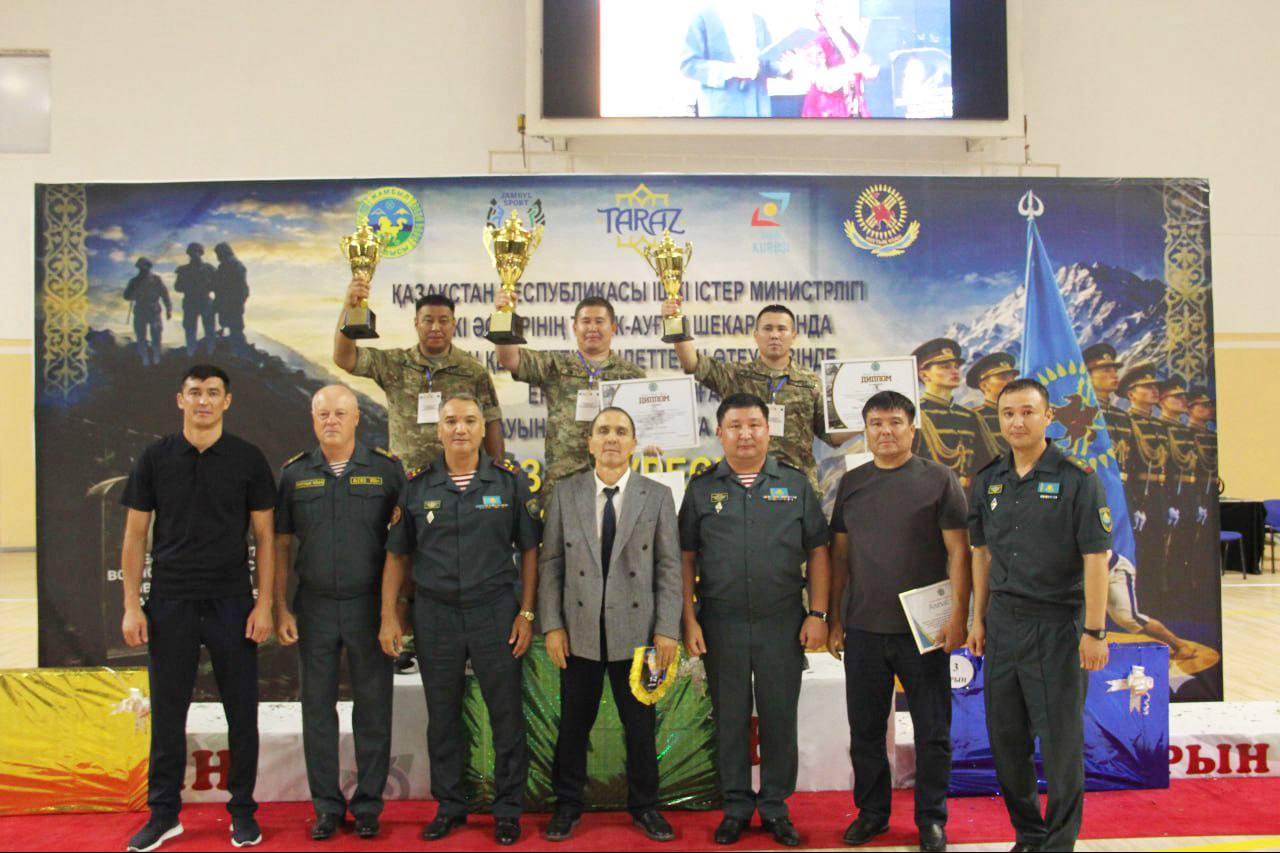 Таразда Ұлттық ұланның қазақ күресінен чемпионаты өтті