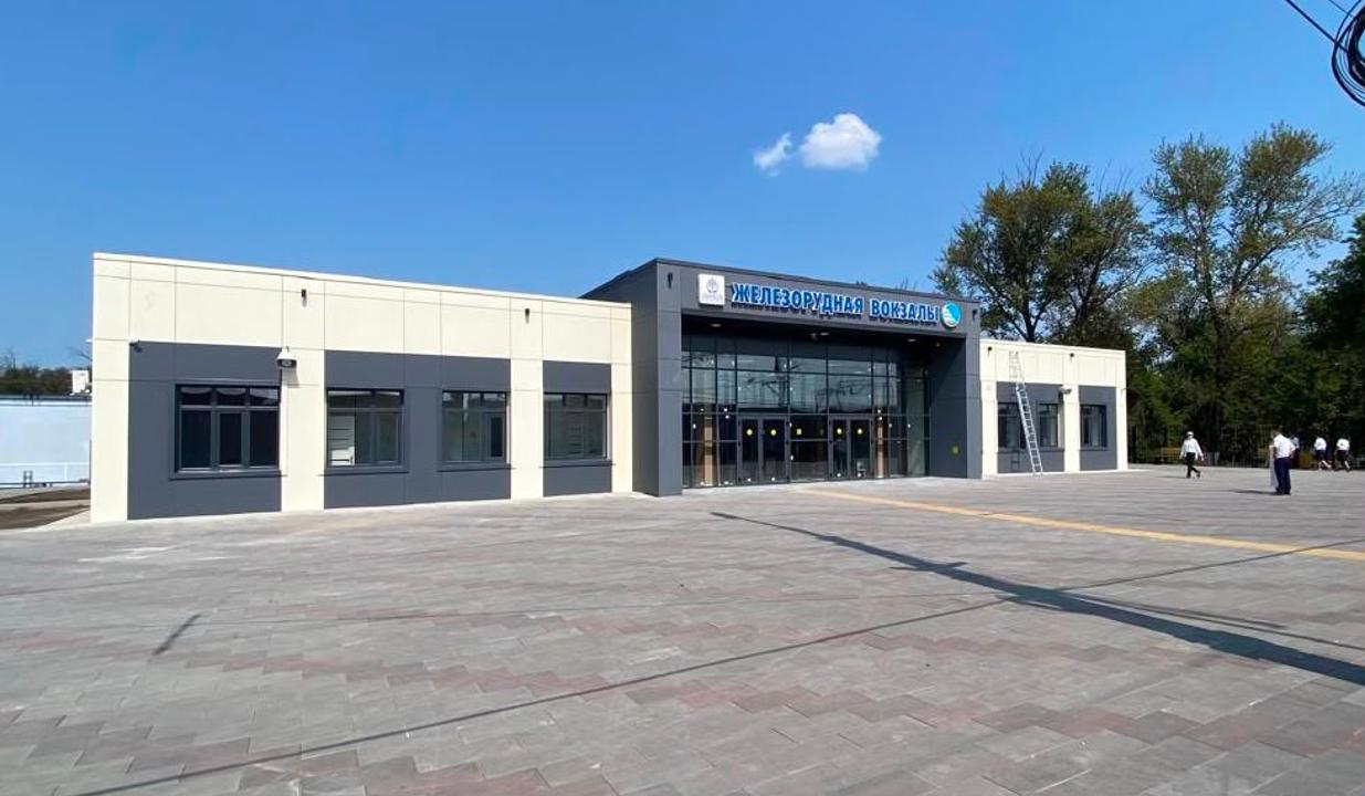 Қостанай облысында Железорудная станциясында жаңа заманауи теміржол вокзалы ашылды