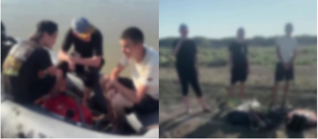 ТЖМ құтқарушылары өзендегі аралда қалған 3 жасөспірімді құтқарды