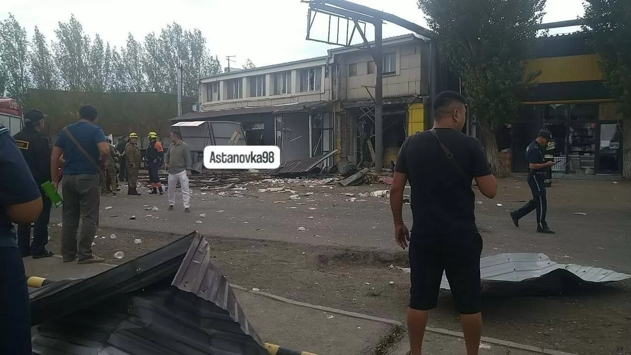 Взрыв прогремел на рынке в Астане 
