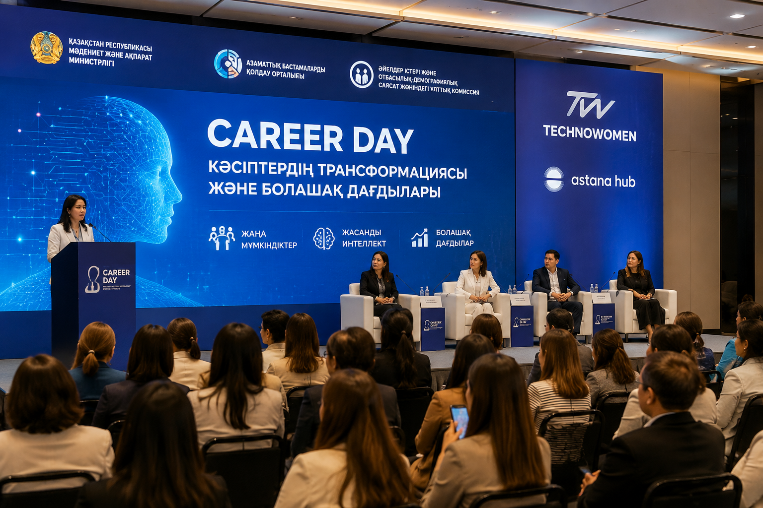 Career Day конференциясында жасанды интеллект дәуіріндегі еңбек нарығы талқыланды