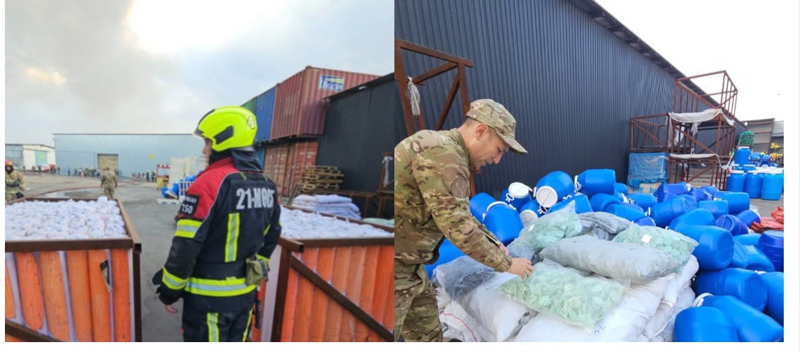 Алматыда құтқарушылар қоймадағы ірі өрттің таралуына жол бермеді