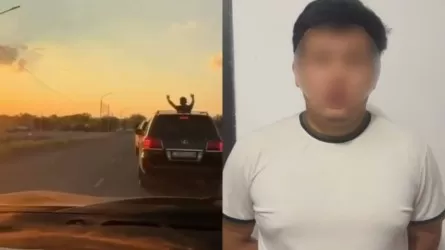 Как наказали в РК свадебный кортеж за грубые нарушения ПДД 