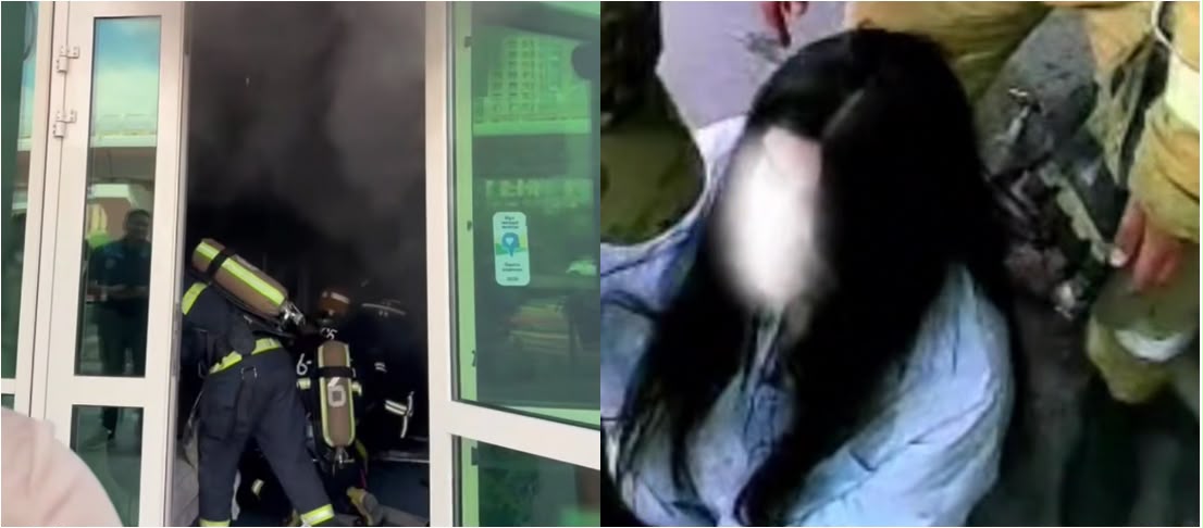 Астанада өрт кезінде 2002 жылы туған қыз құтқарылды