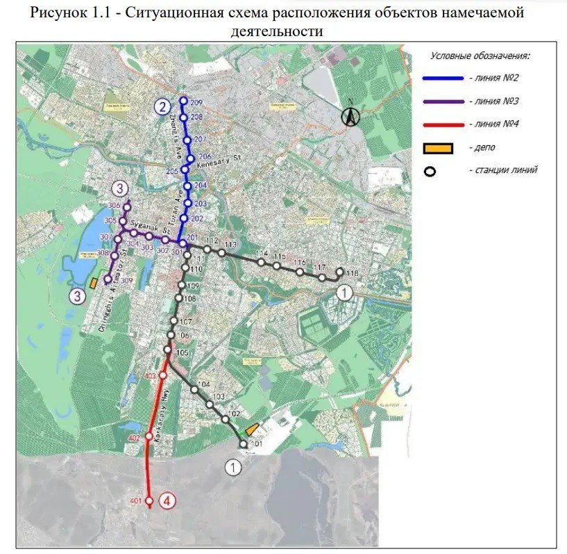 Астанадағы жаңа LRT желілері Талдыкөлдің су қорғау аймағы арқылы өтеді