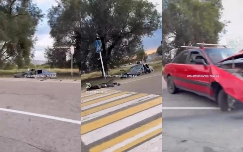 Талдықорғанда жол апатынан 1 адам қаза тауып, 3 адам жарақат алды