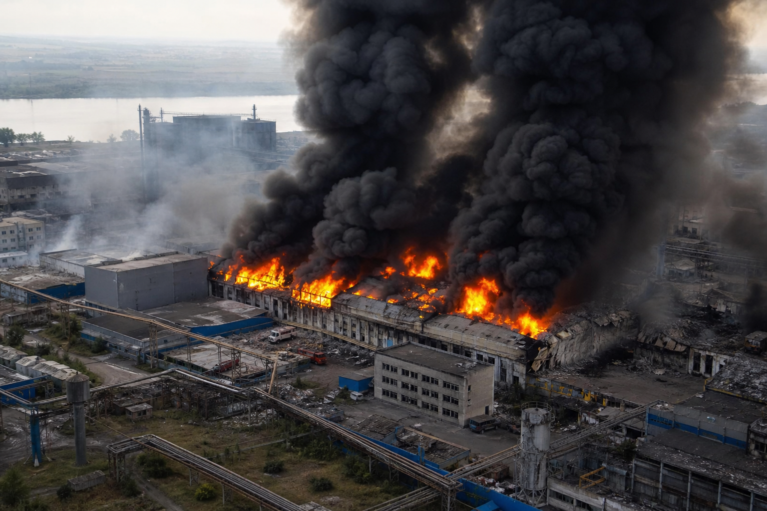 Обломки беспилотника упали в заводской зоне Салавата 