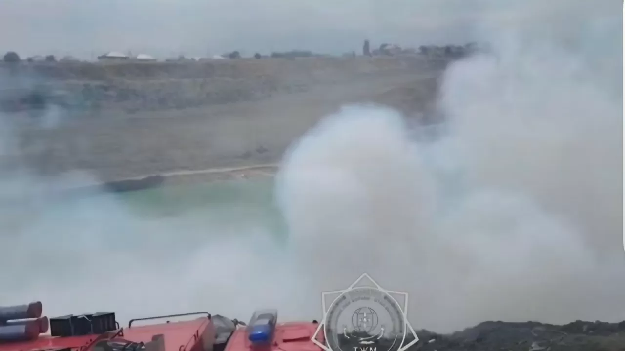 Возгорание мусора в Аксайском ущелье потушили спустя три дня
