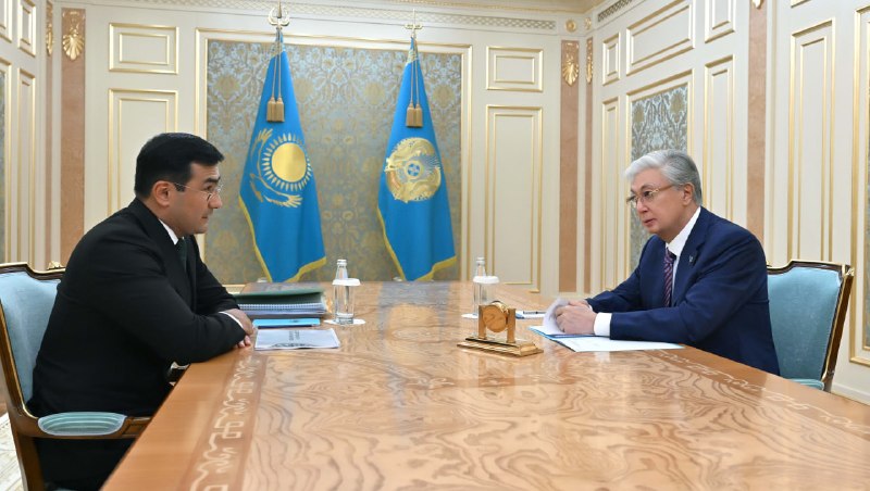 Президент "Бәйтерек" холдингінің басқарма төрағасы Рустам Қарағойшинді қабылдады