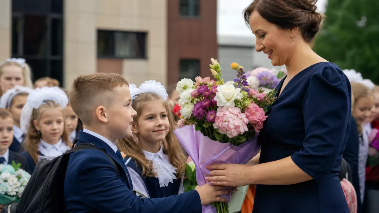 Цветы и подарки учителям под запретом в Казахстане