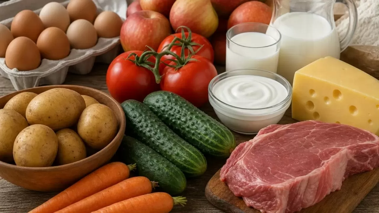 После месяцев роста: цены на соцпродукты в Казахстане впервые ушли в минус