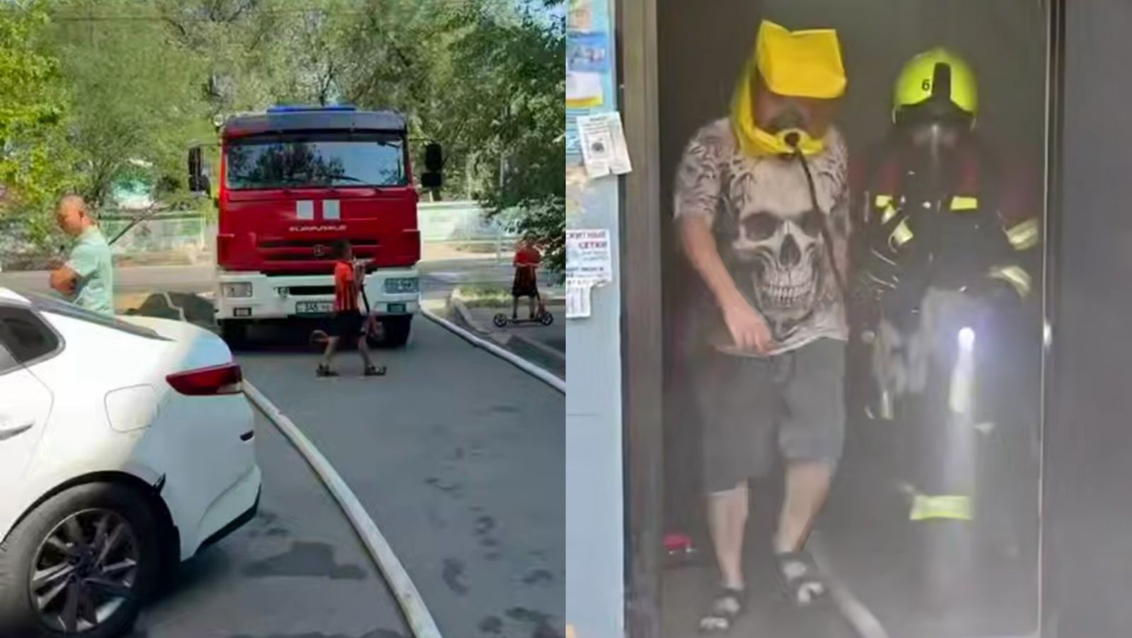 Алматыда пәтерден өрт шықты: 5 бала құтқарылды