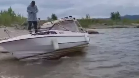 Катер сел на мель в ВКО: спасатели пришли на помощь отдыхающим